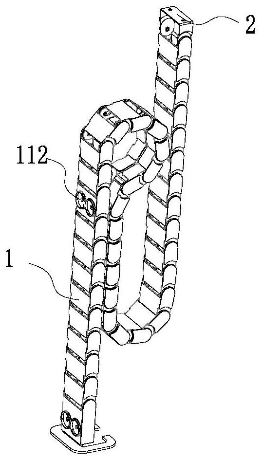 Take-up pipe with convertible form