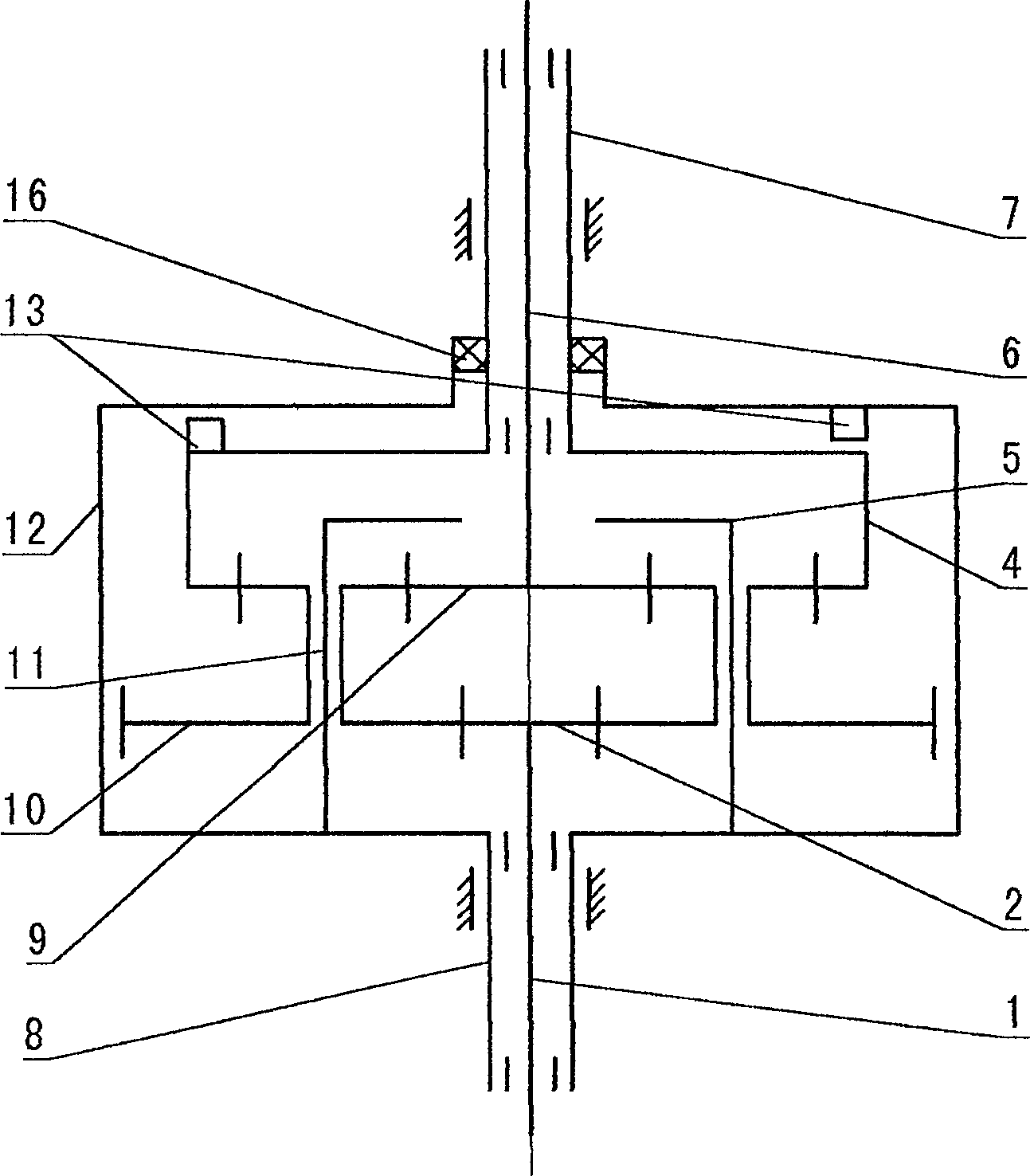 Full automatic speed reducing clutch for washing machine