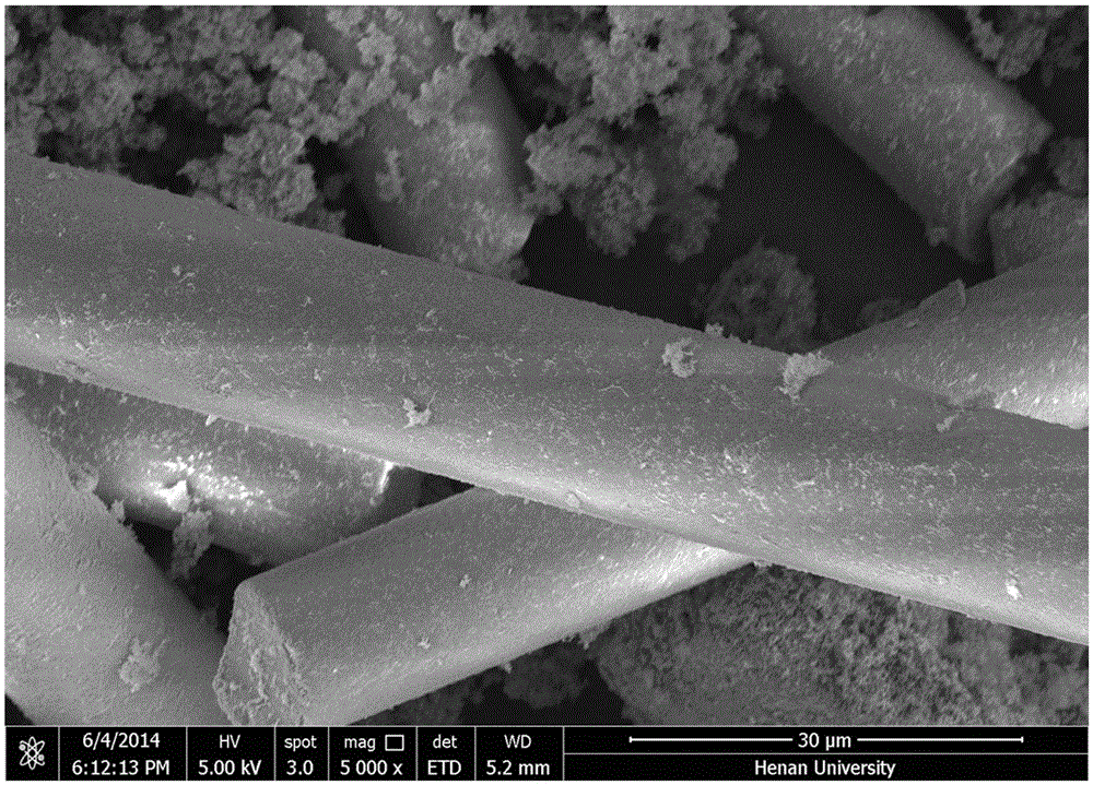 Method for preparing carbon nanotube/glass fiber nano-micron compound powder