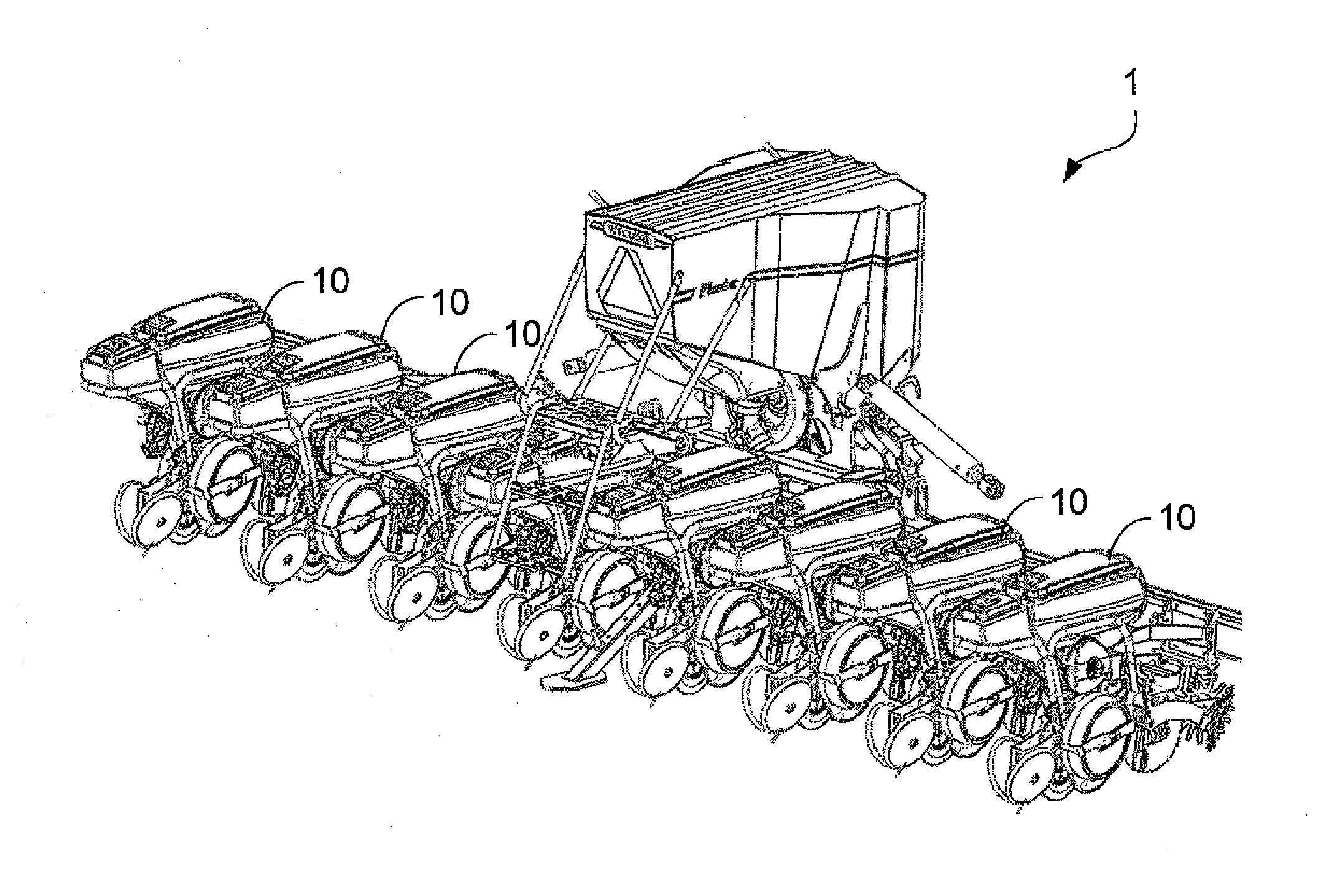 Row unit for a planter, planter and method for planting