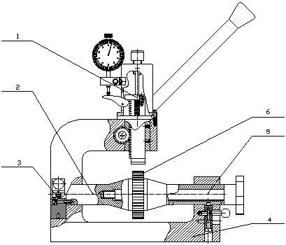 A numerical limit automatic device for rotor iron core