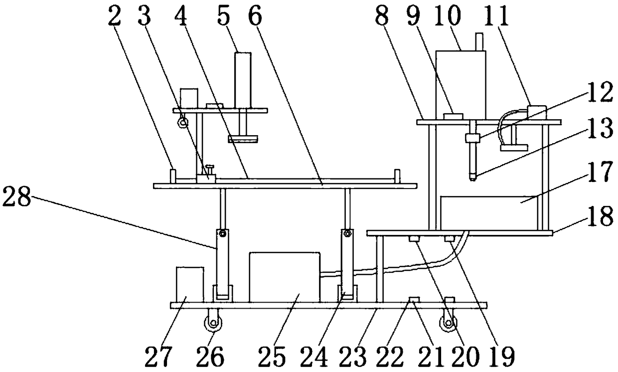 Regulating type processing platform for intelligent manufacturing