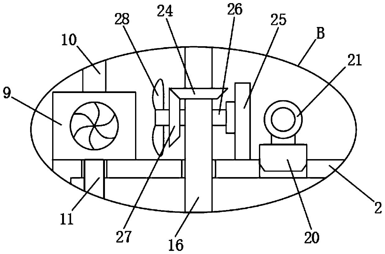 Fixed circular-sprinkling-range sprinkling machine