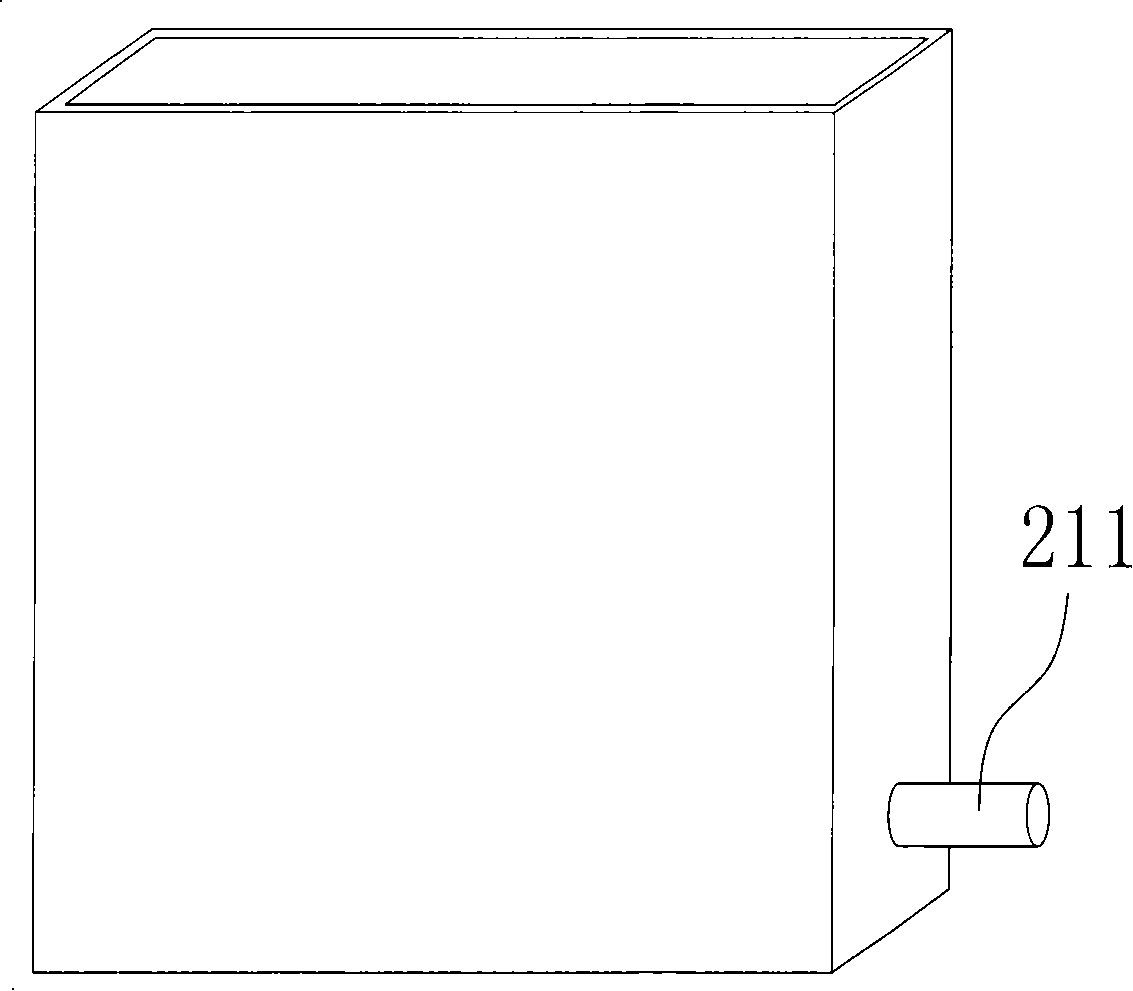 Device for preparing membrane by liquid level sedimentation method