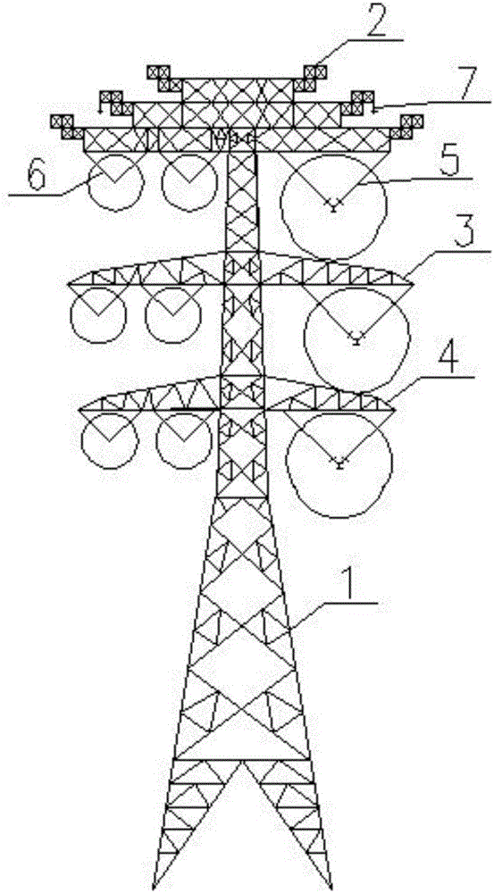 Novel mixed-voltage three-loop view tower