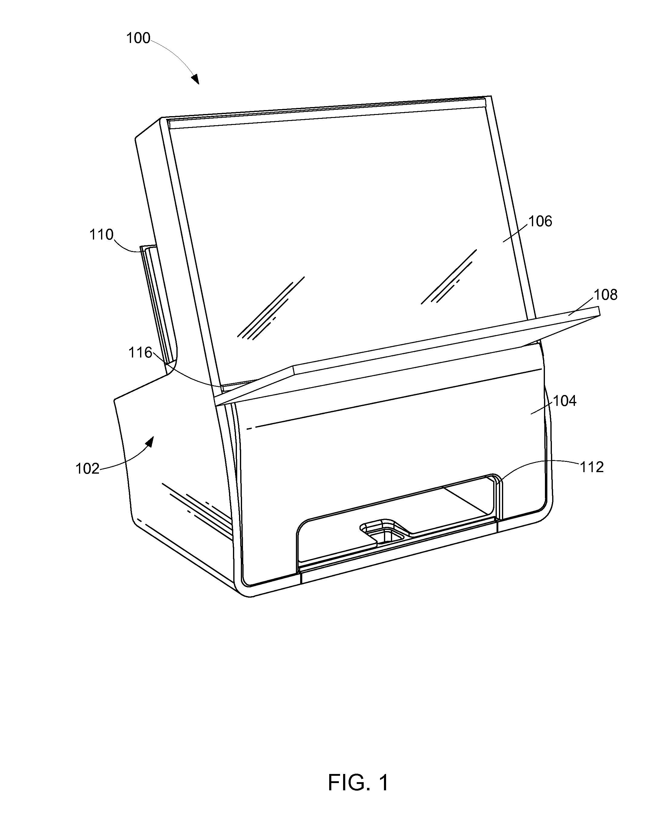 Method and system for reducing speckles in a captured image