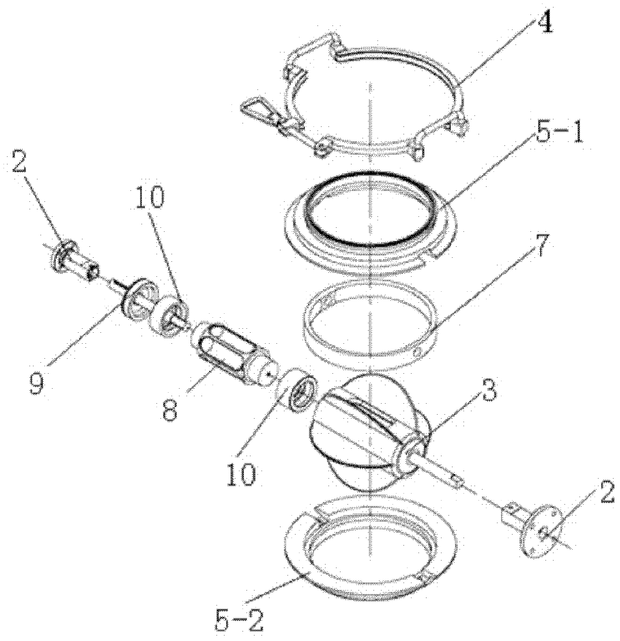 Metering rotary split charging valve