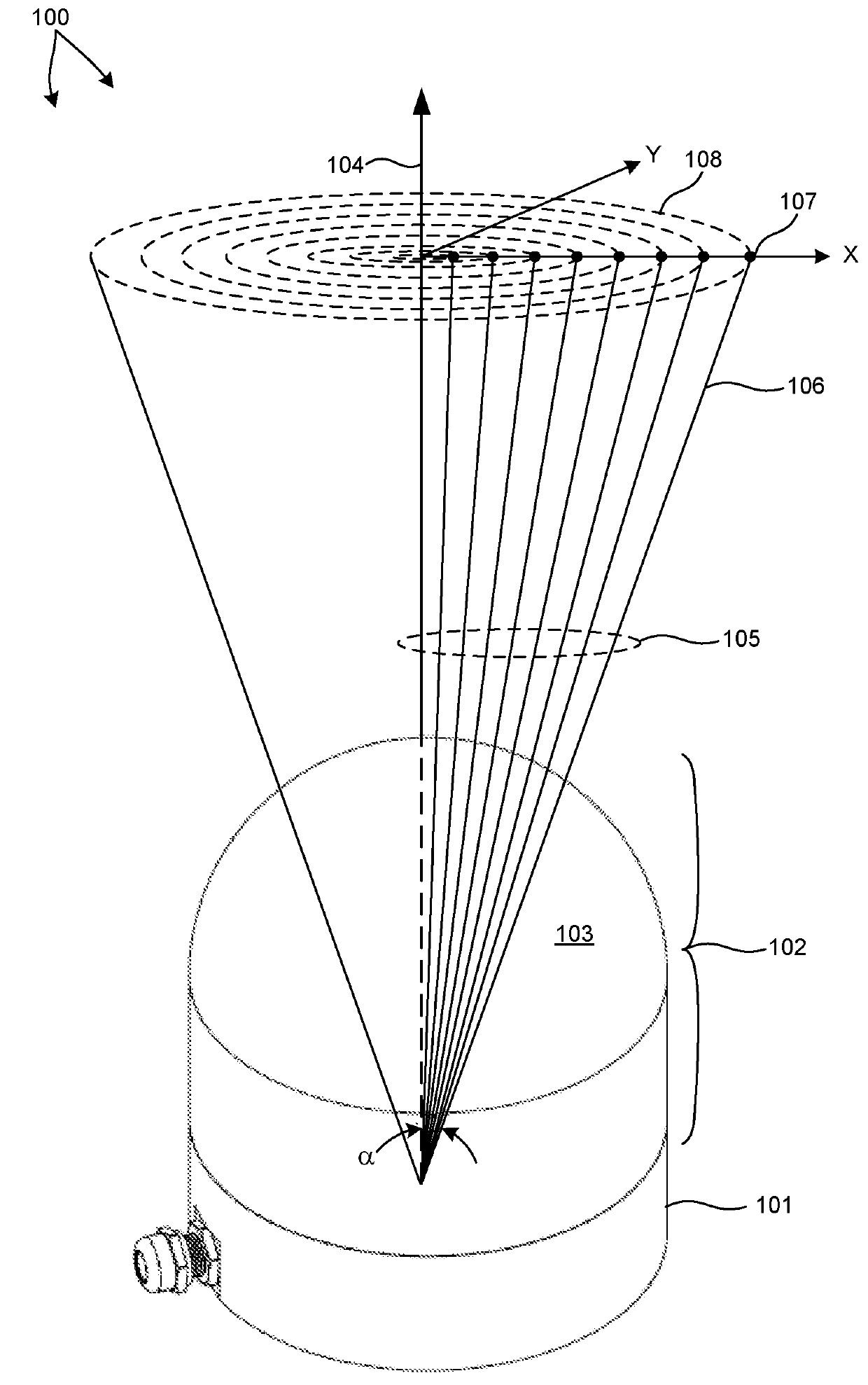 LIDAR Based 3-D Imaging With Varying Illumination Intensity