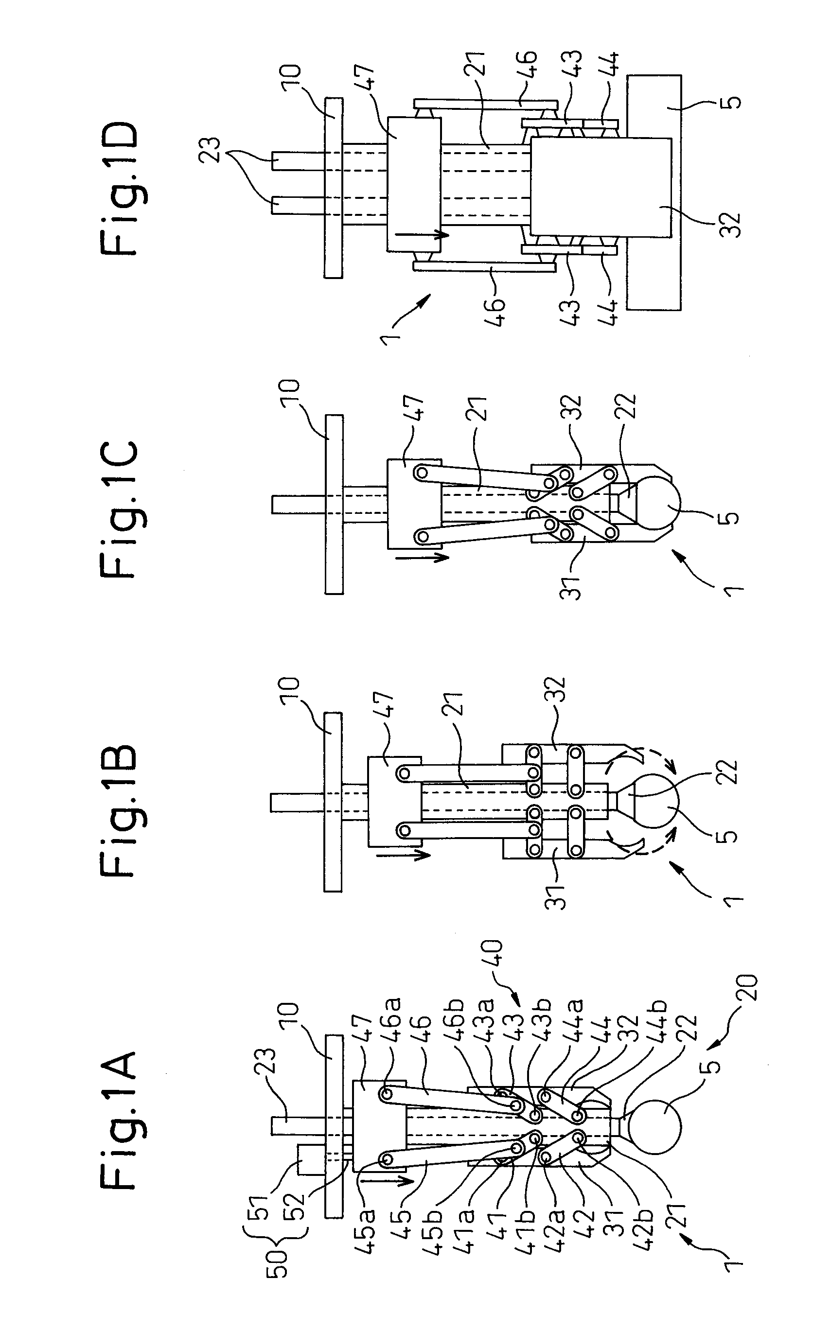 Workpiece gripping device