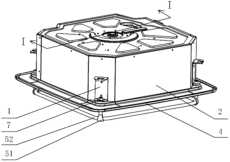 Ceiling embedded air conditioner