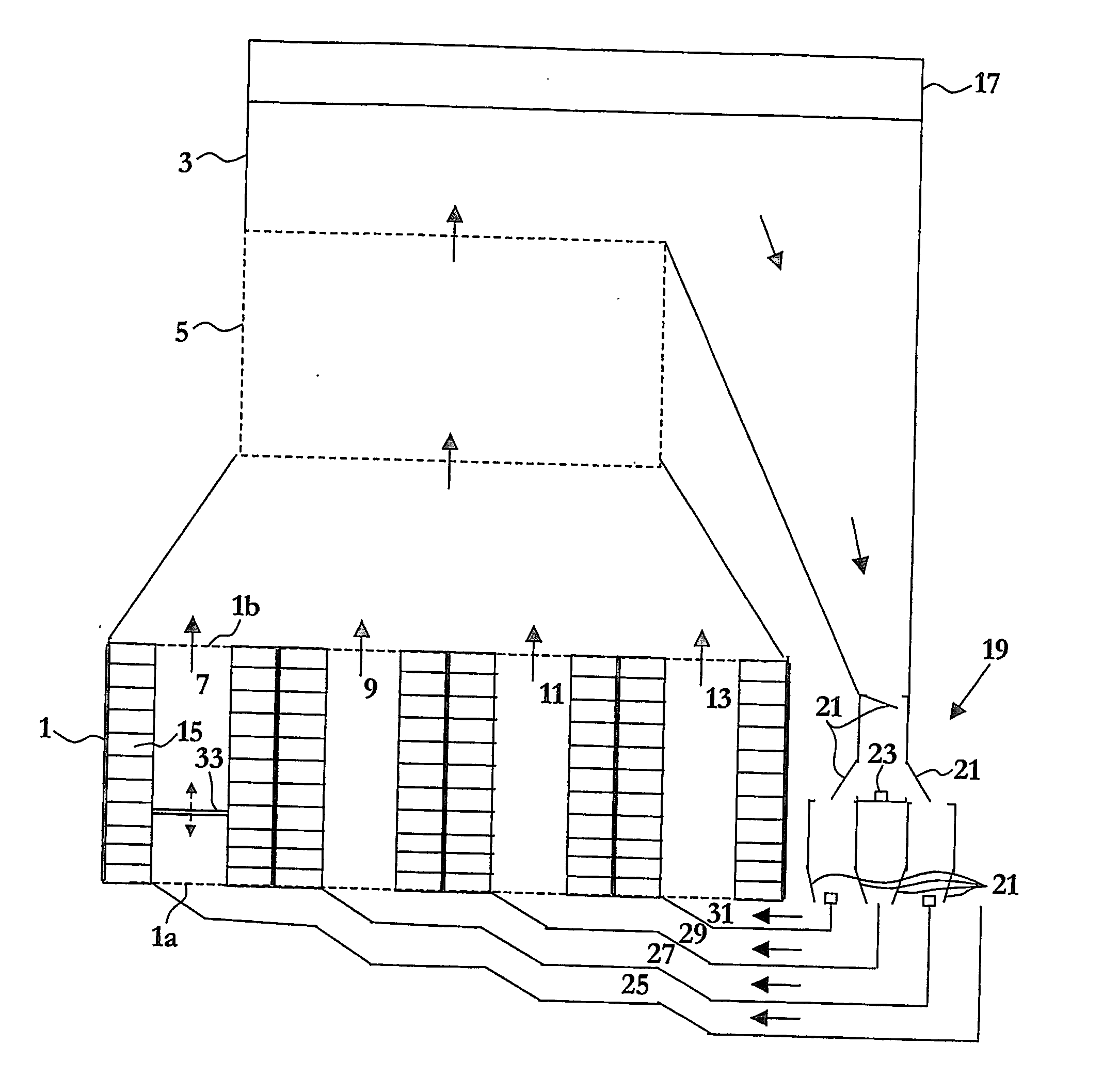 Arrangement for housing milking animals