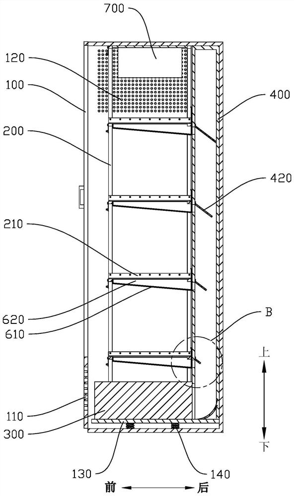 Electronic equipment installation cabinet