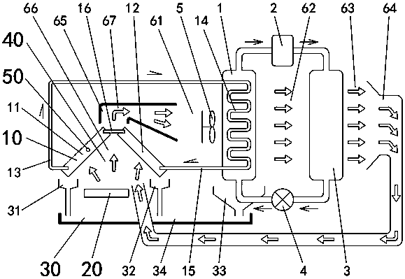 Air water making machine and water making method