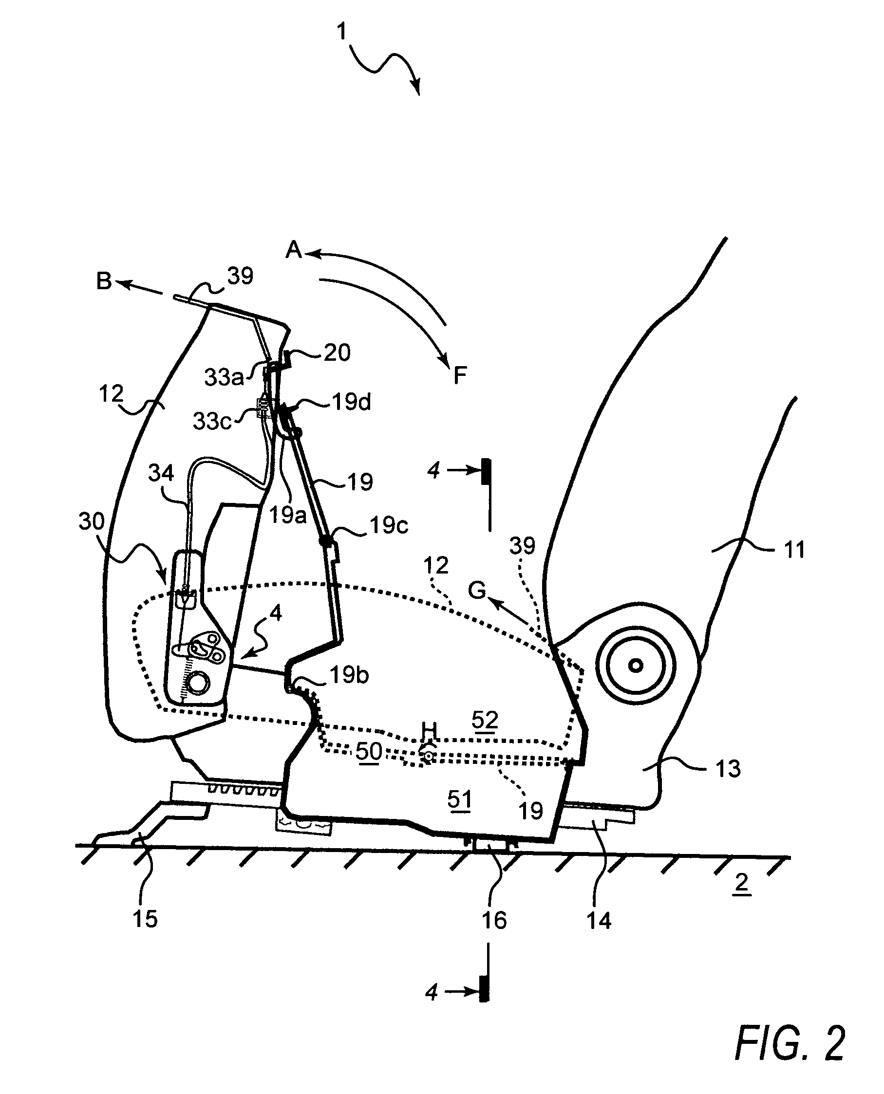 Vehicular under-seat compartment mechanism