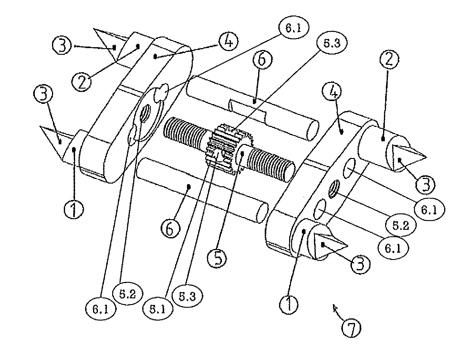 Automatic maxillary expander and transfering apparatus