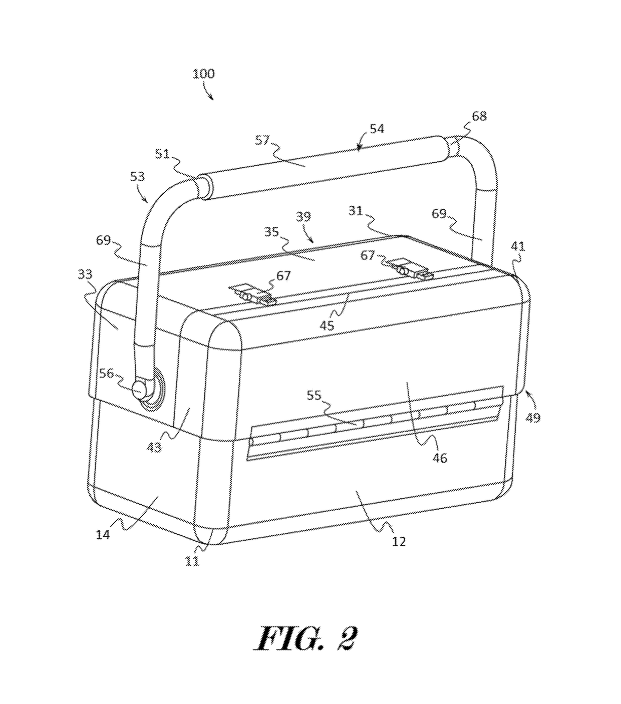 Portable beverage service device