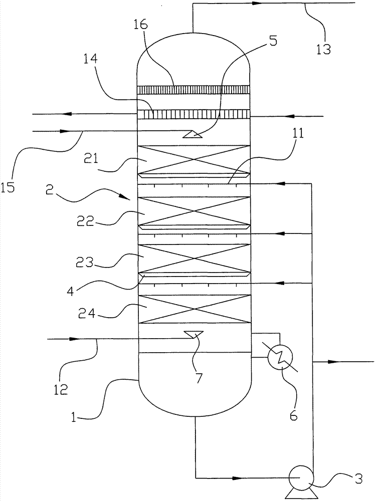 Nitric acid reduction device