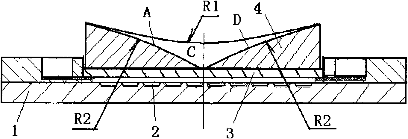 Light-distribution integrative LED light source