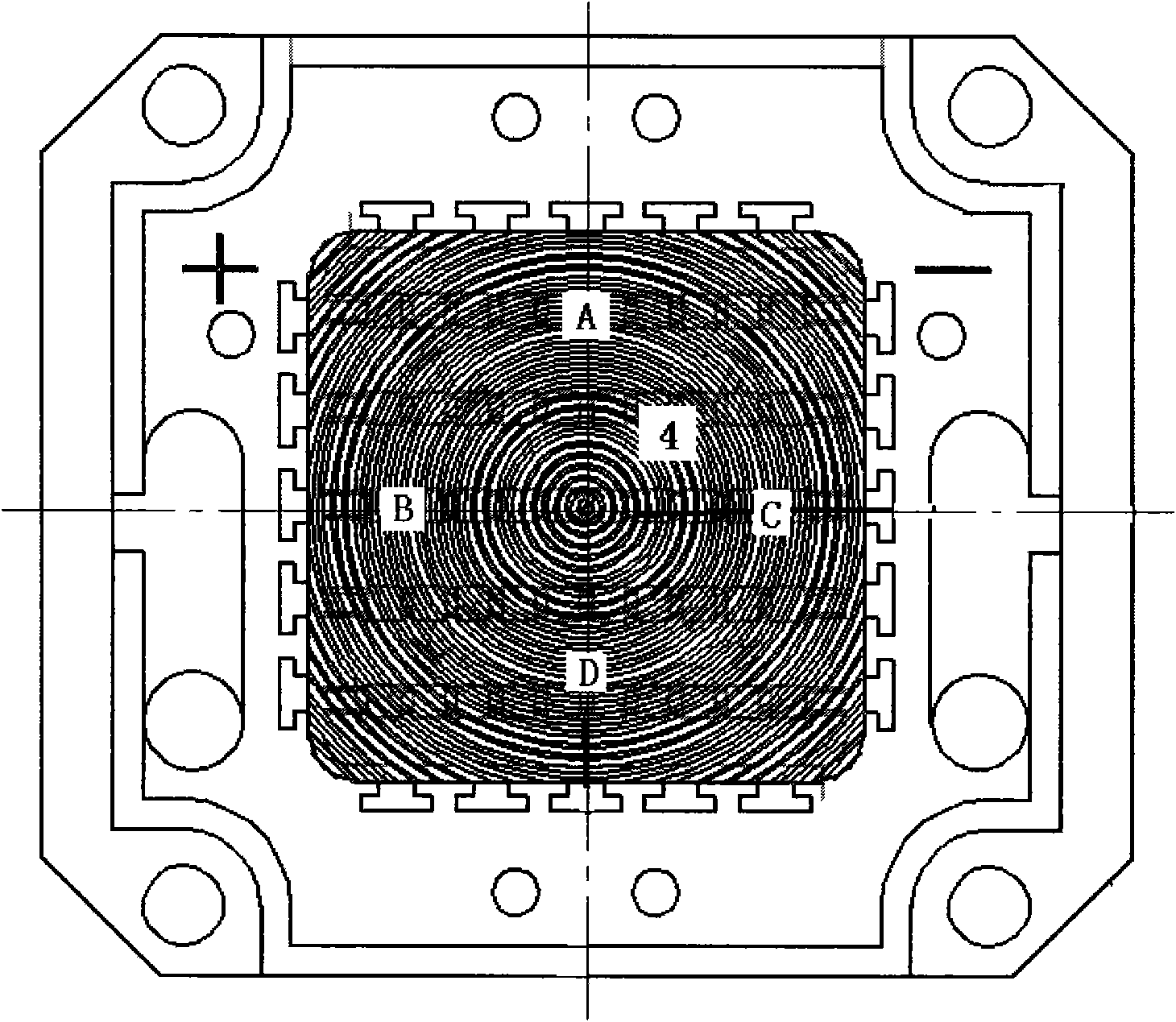 Light-distribution integrative LED light source