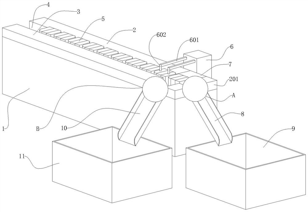 Automatic testing device for chip inductor