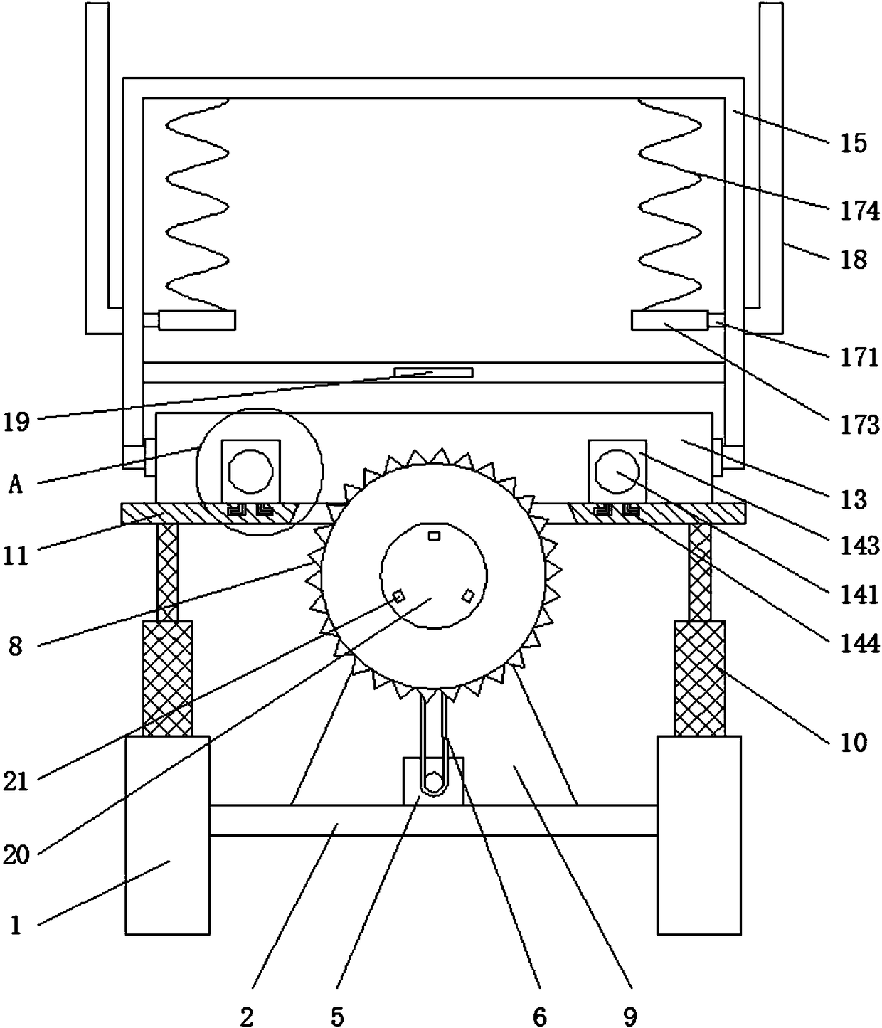 Novel wood cutting machine