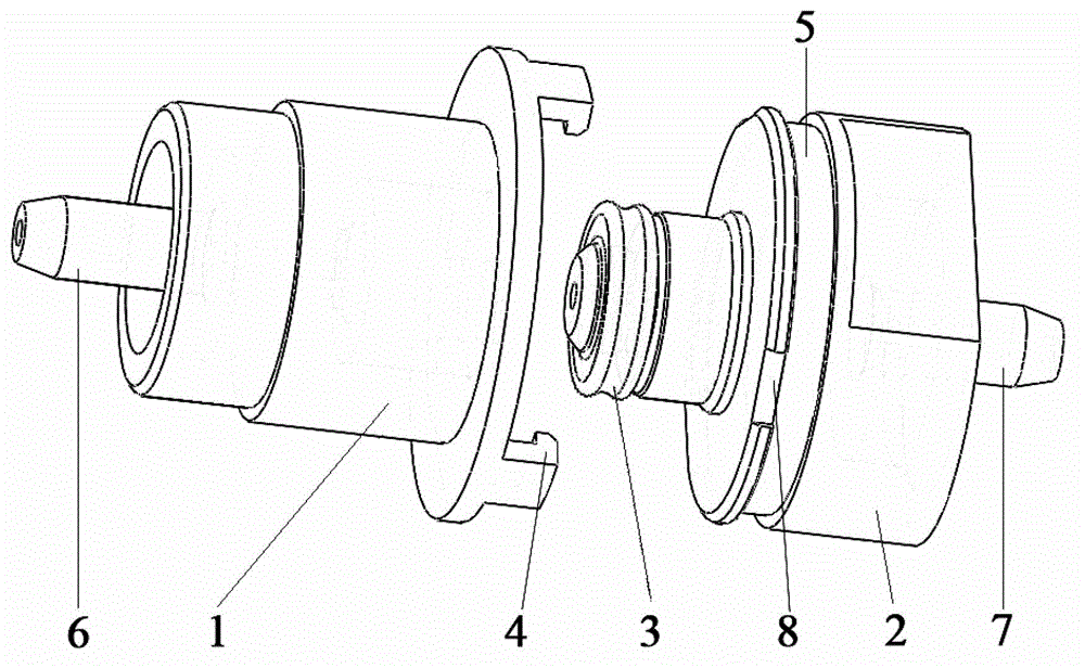 Miniature rotary seal used for bioreactor