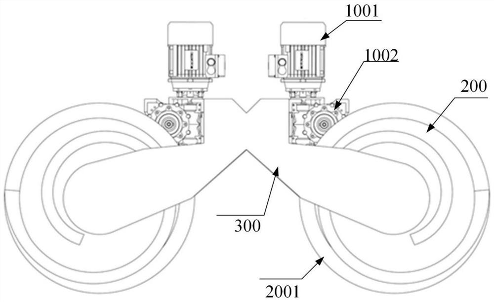 Amphibious screw propulsion device and using method