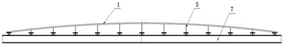 Suspension type train track beam, manufacturing method thereof and technical partition plates for track beam