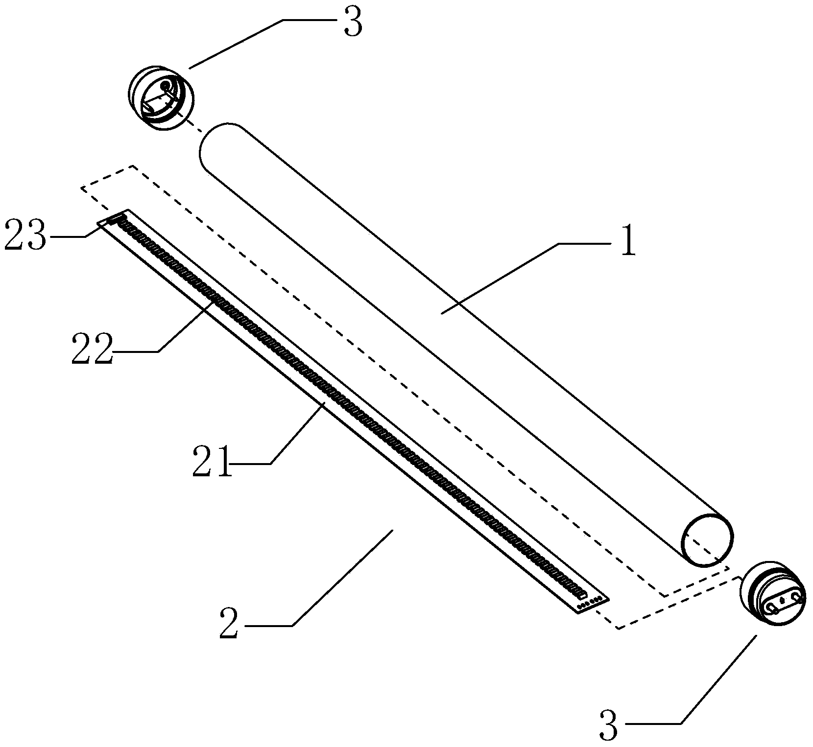 LED lamp tube and manufacturing method thereof