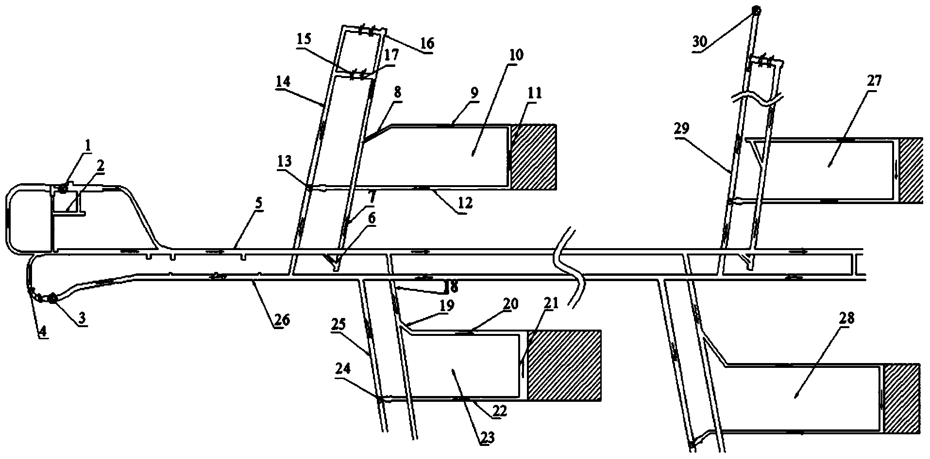 High temperature mine ventilation method