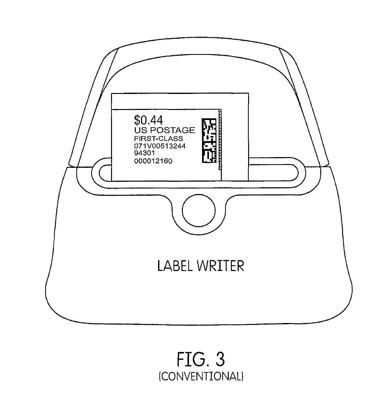 High volume serialized postage at an automated teller machine or other kiosk