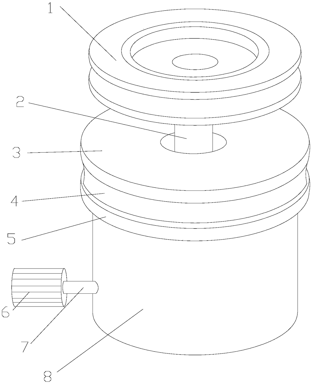 Magnetic damping sheet structure of magnetron flywheel of exercise bicycle