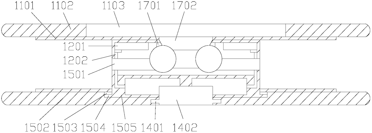 Magnetic damping sheet structure of magnetron flywheel of exercise bicycle