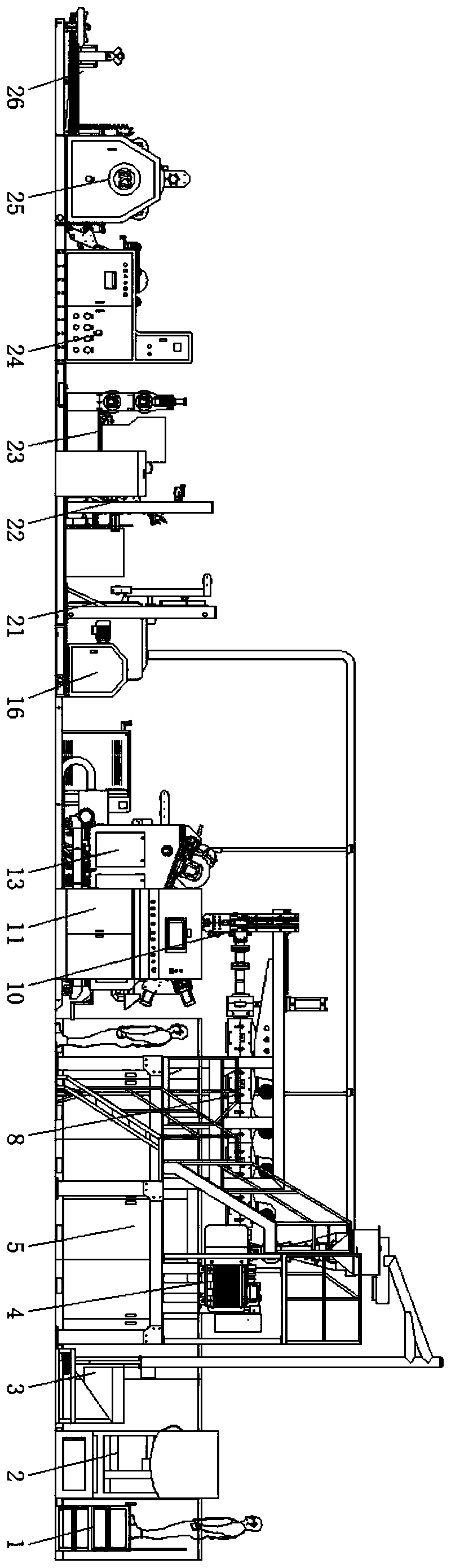 PP decorative film casting machine