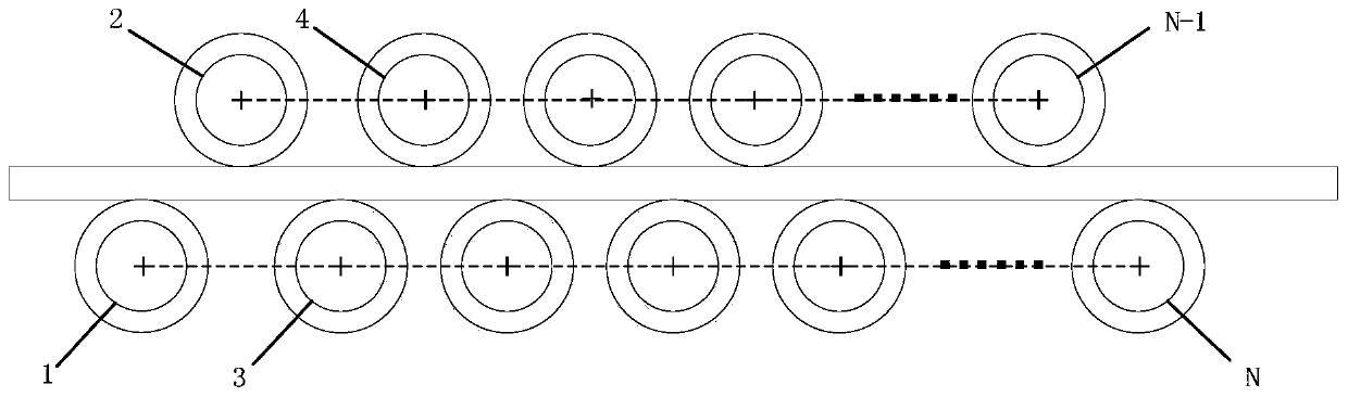 Method for setting parameters of roller straightening process for optimizing head and tail straightening