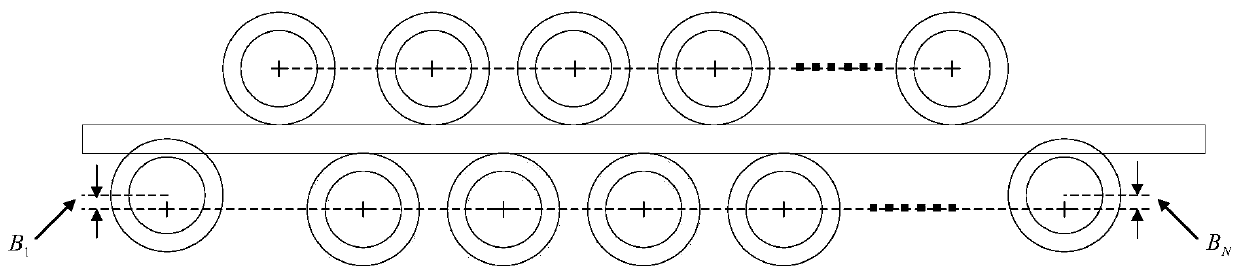 Method for setting parameters of roller straightening process for optimizing head and tail straightening