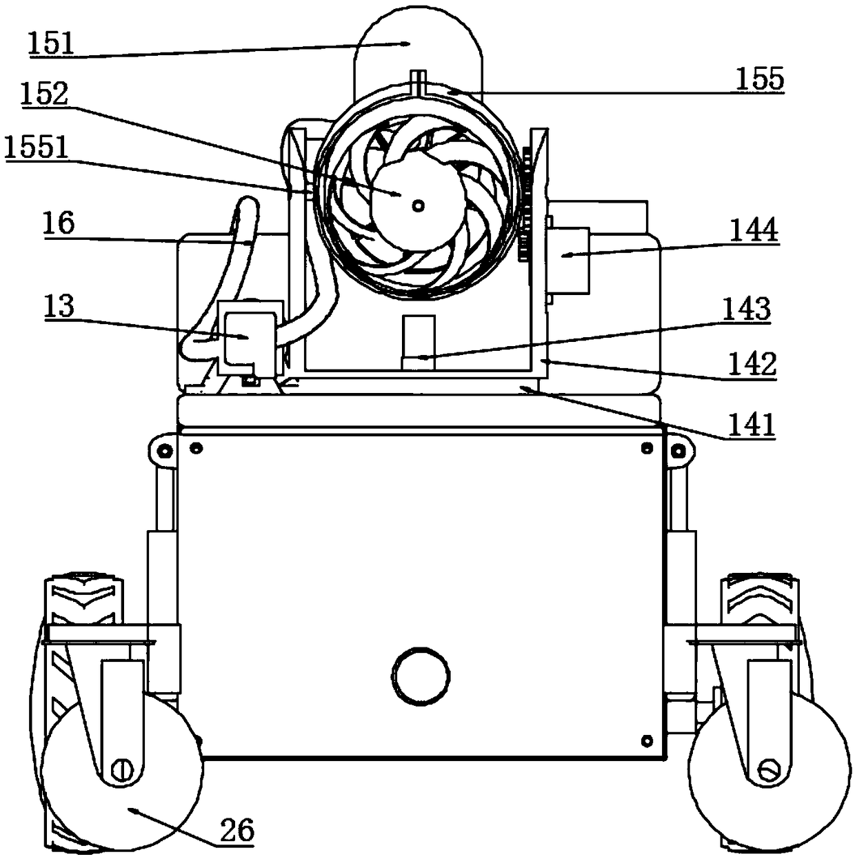 Automatic operation plant protection robot for greenhouses