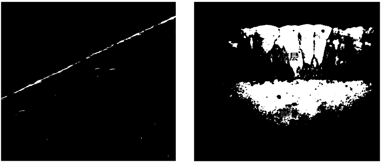 Binary composite structure type nickel boron alloy coating and preparation method and application thereof