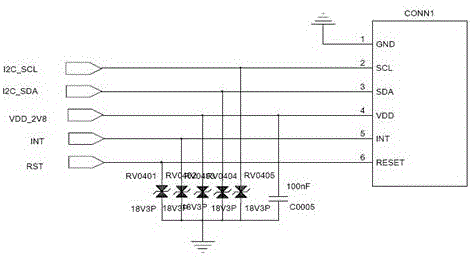 A method for solving the failure of capacitive screen and abnormal detection circuit of capacitive screen