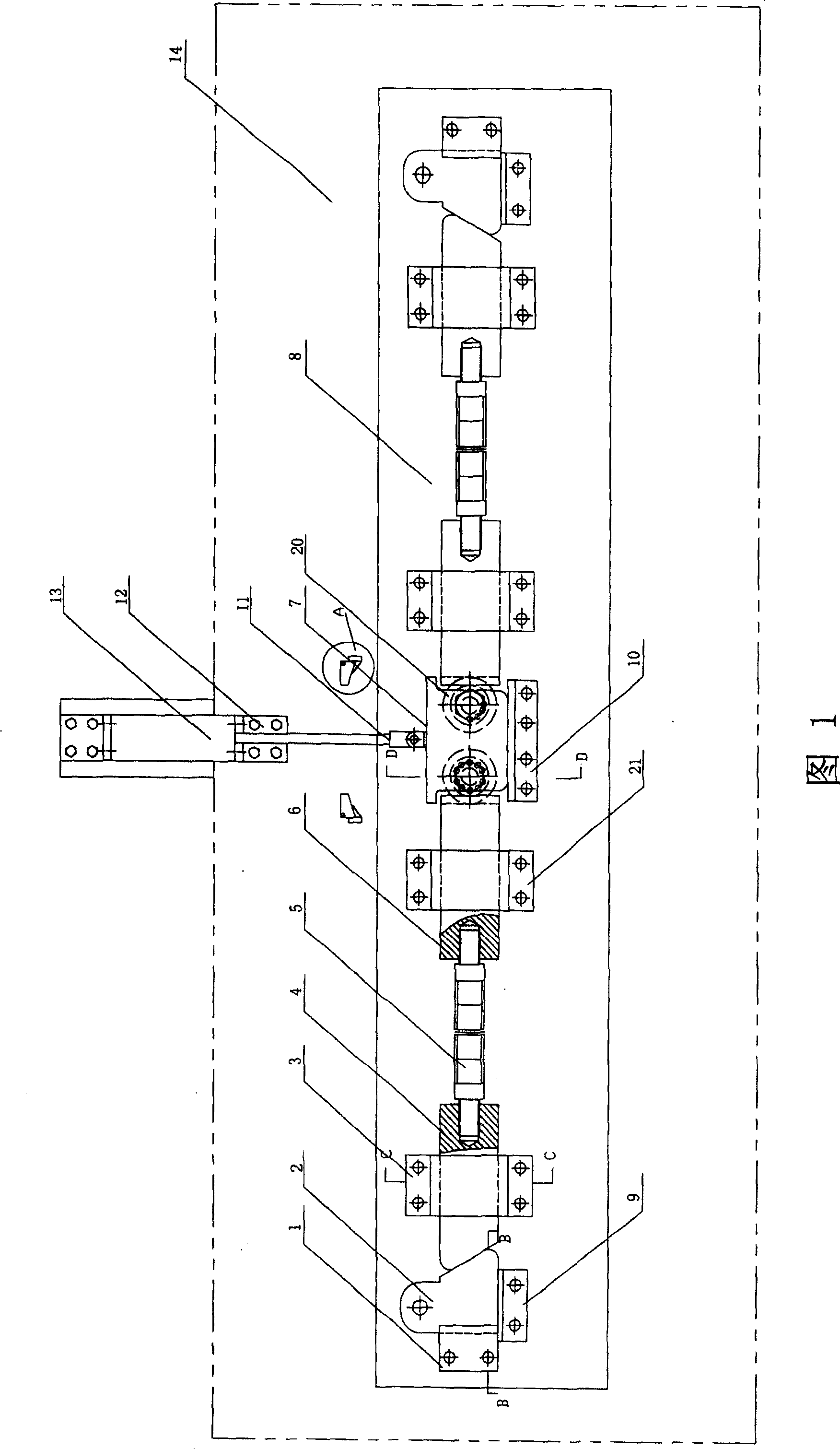 Box type load-carrying unhooking apparatus