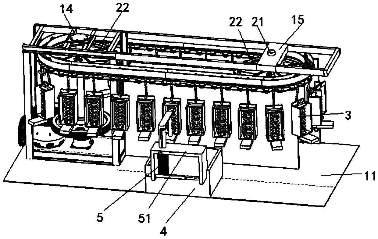 Integrated paint dip-coating and drying device