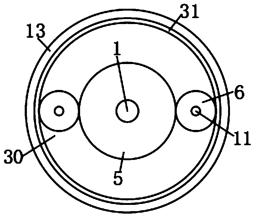 Cleaning device for garbage can with function of garbage classification