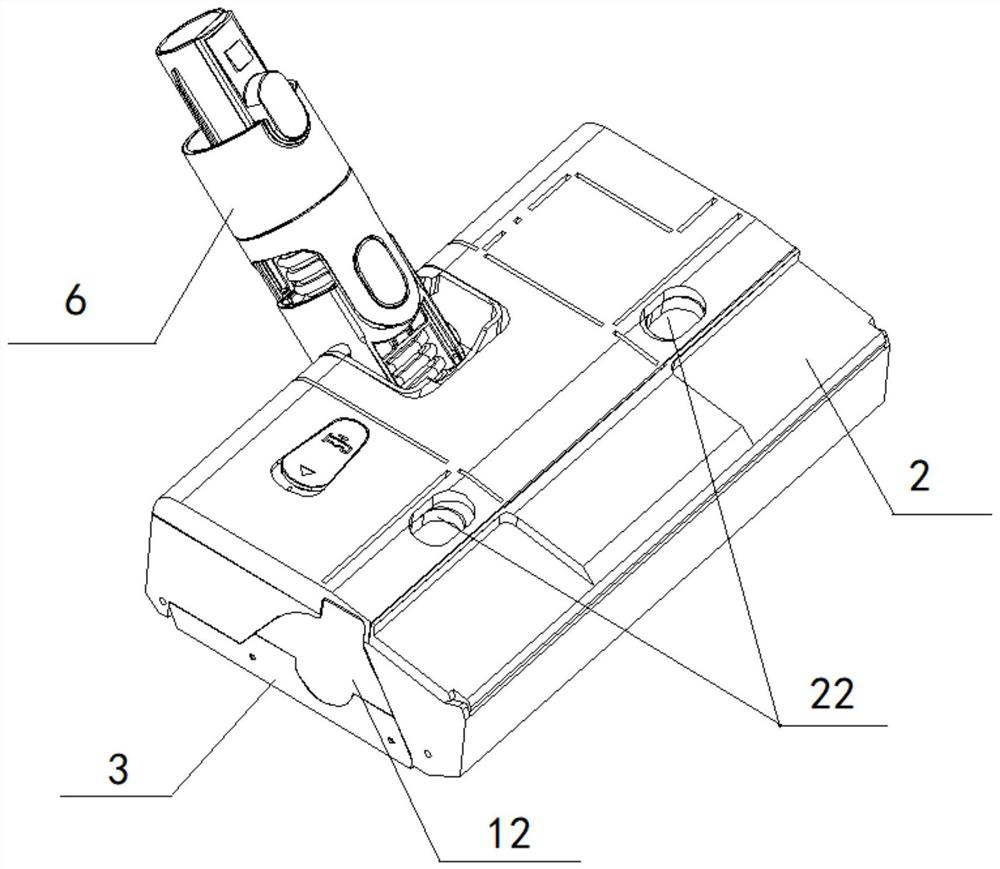 Floor brush and cleaning device