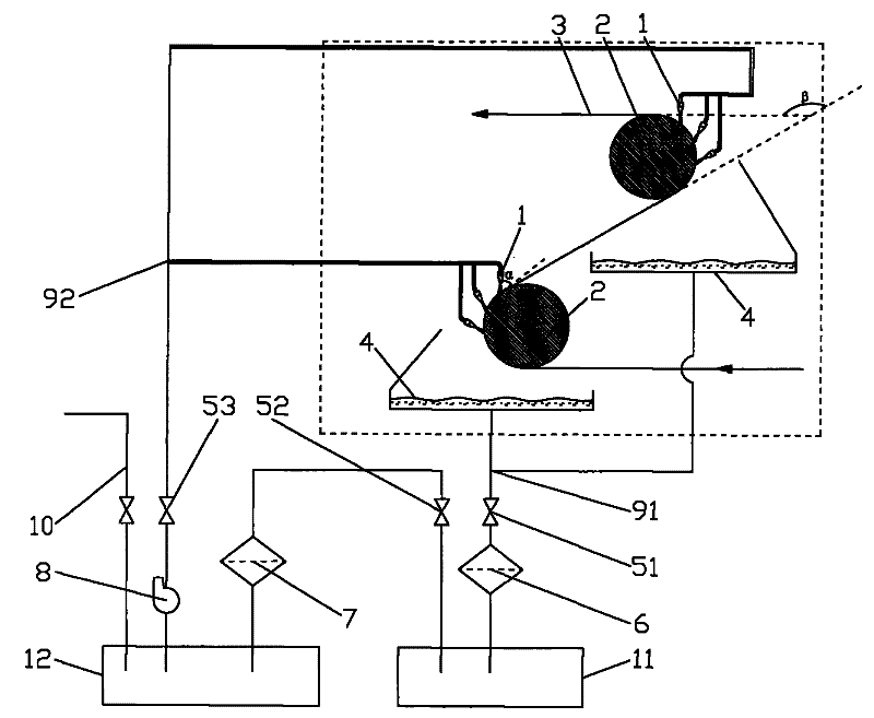 System and method for quickly removing oxidized iron sheet from surface of cold-state strip steel