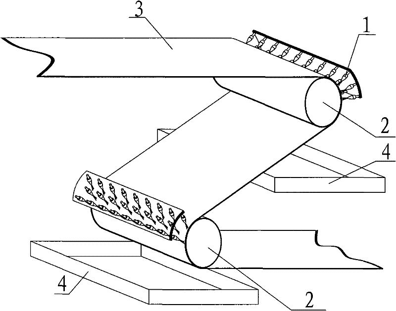 System and method for quickly removing oxidized iron sheet from surface of cold-state strip steel