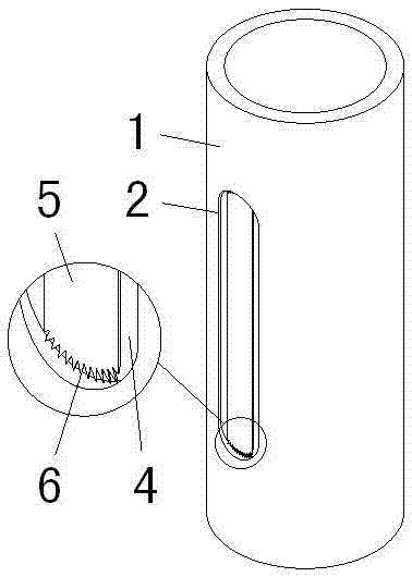 Protection method and device for drilling tool mark