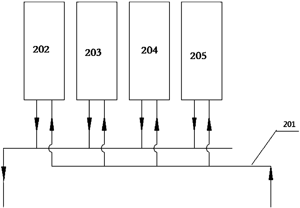 Modular multilevel hybrid topology valve tower for flexible direct-current power transmission