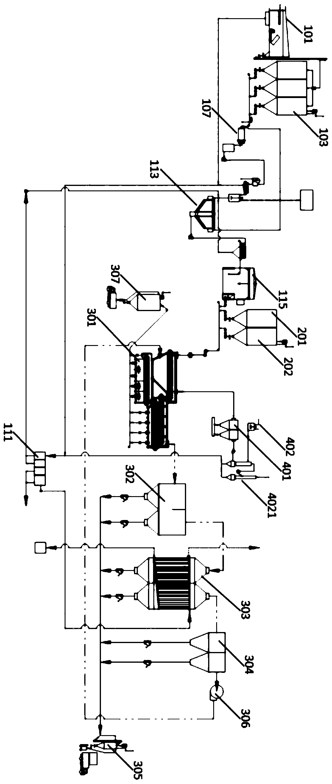 System and method for disposing steel plant collected dust through chain plate type high-temperature reduction furnace