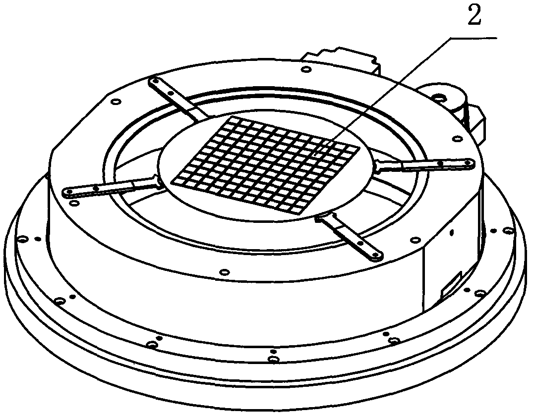 Testing method and testing probe platform for image sensor chip