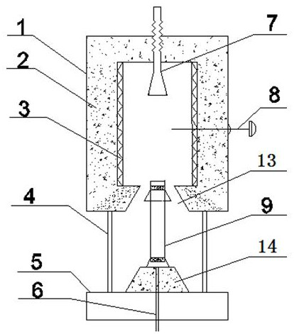 Titanium dioxide plus carbon boiling chlorination simulation reactor and simulation method